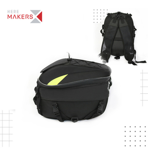 Bolso universal dual de la mochila de la cola del asiento de la motocicleta de la moda