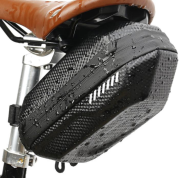 Bolsa de sillín de bicicleta impermeable ultraligera 3D Hard Shell